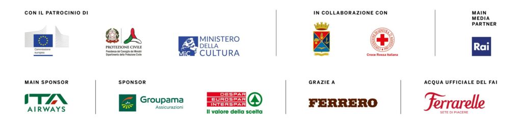 Il ricco elenco e relativi loghi delle Organizzazioni che supportano le giornate FAI d'autunno, in prima linea a sostegno della cultura italiana.